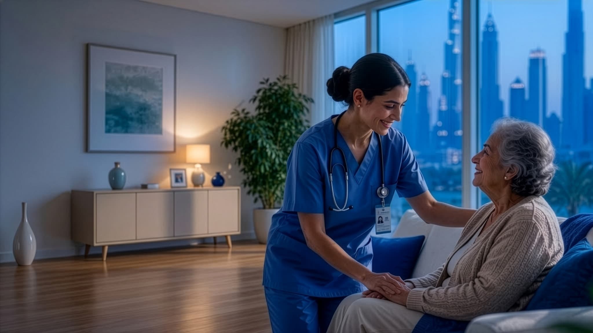 Enaya Home Nursing Background
